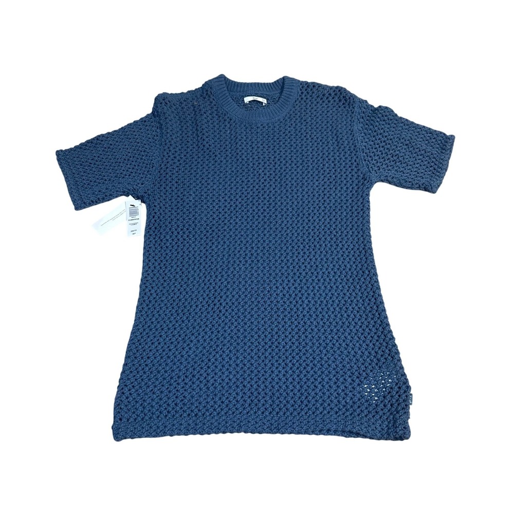 Tna Ponderosa Outer Space Cosmos Knit Sweater Top Blue 2XS